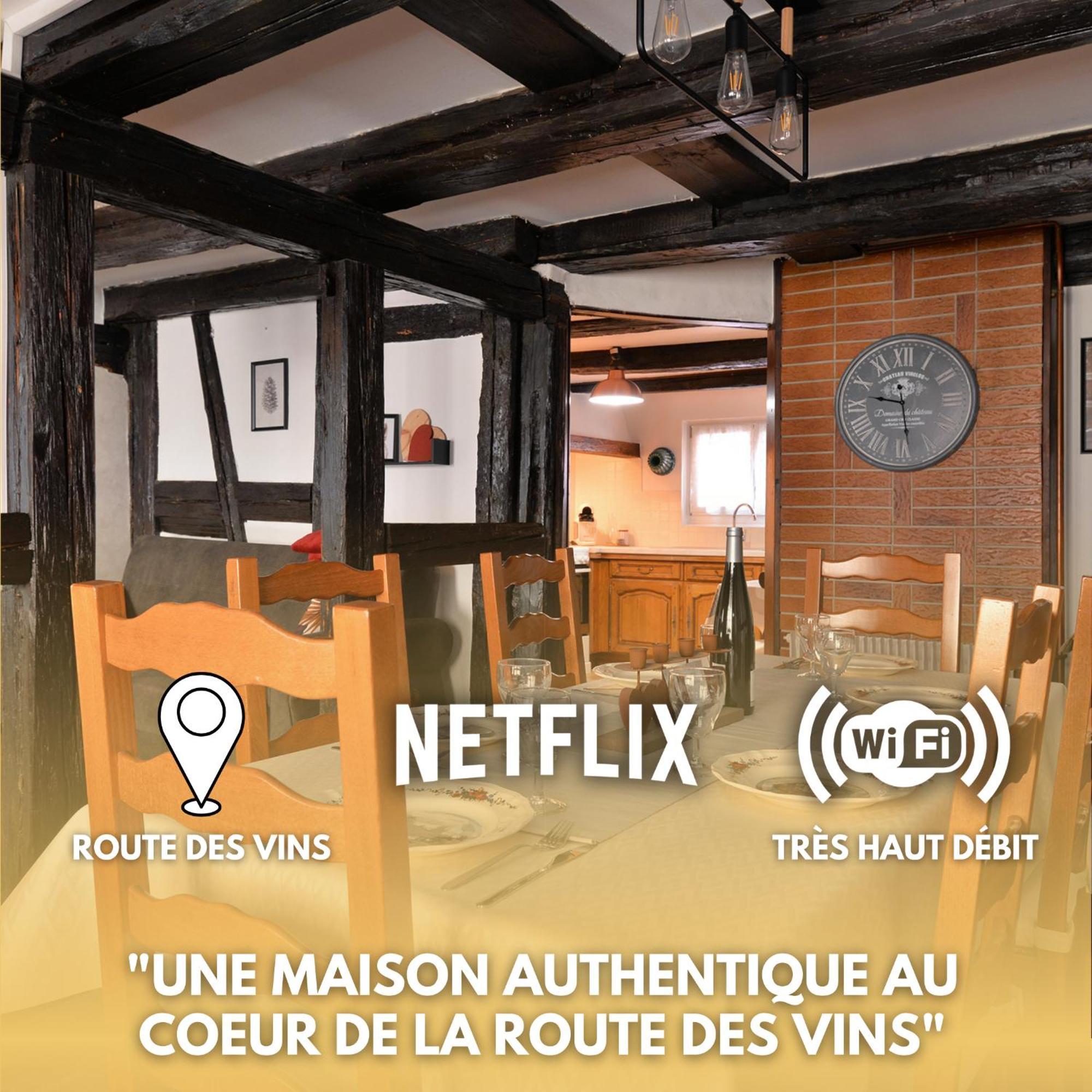 Chez Mamema, Maison Alsacienne Route Des Vins Кинцхайм Экстерьер фото